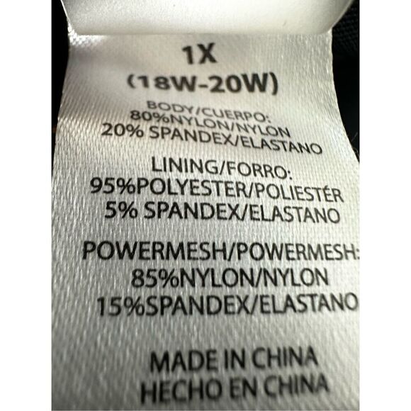 LYSA Kylie High Neck Plus Size One Piece Black Swimsuit Size 1X (18-20) - Picture 14 of 16